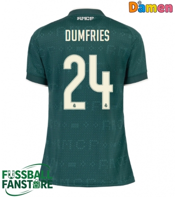 Real Madrid Denzel Dumfries #24 Replik Auswärtstrikot Damen 2026-27 Kurzarm